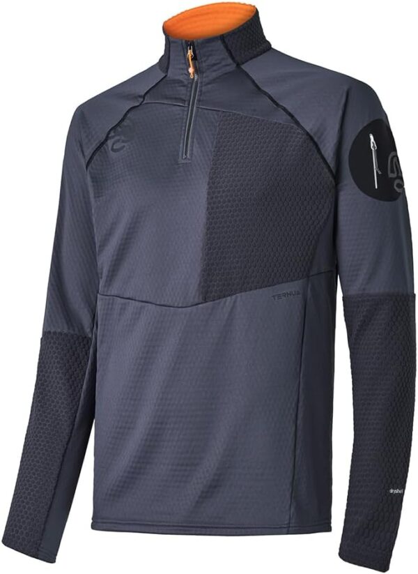 Felpa Ternua Ragger Half Zip Uomo Grigio 2XL-0