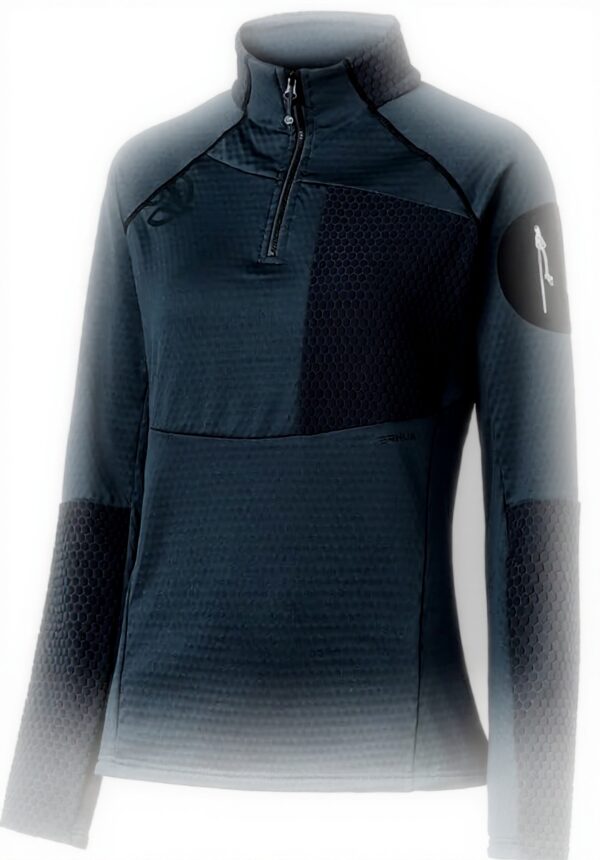 Ternua Ragger Felpa Uomo Mezza Zip Grigio XL