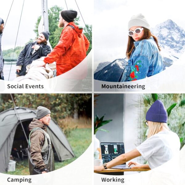 Cappello a maglia Ovo Drakes Owl Unisex caldo autunno