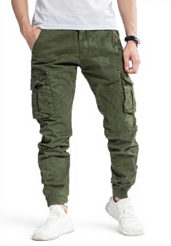 Pantaloni Cargo Uomo TONY BACKER Casual Vintage Cotone