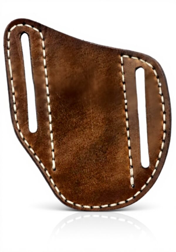 Fodero coltelli tascabili Tourbon pelle cintura EDC regalo