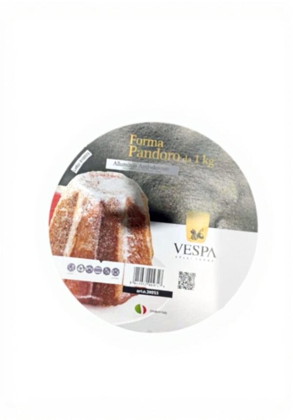 Stampo Pandoro VESPA 1 kg alluminio antiaderente casalingo