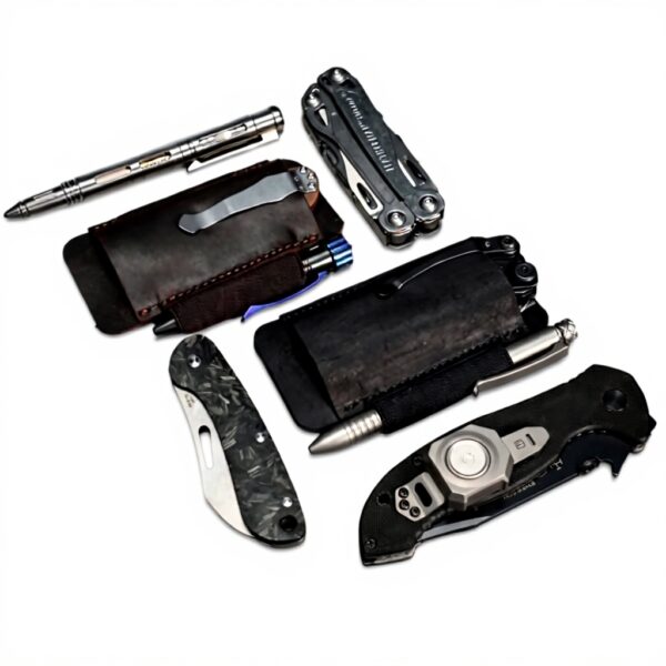 Fodero per coltello VIPERADE PJ33 pelle EDC tascabile