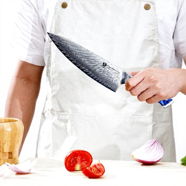 Coltello da Chef WILDMOK 20 cm Acciaio Damasco Affilato