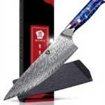 Coltello da Chef WILDMOK 20 cm Acciaio Damasco Affilato