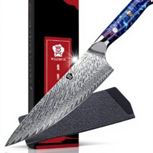 Coltello da Chef WILDMOK 20 cm Acciaio Damasco Affilato