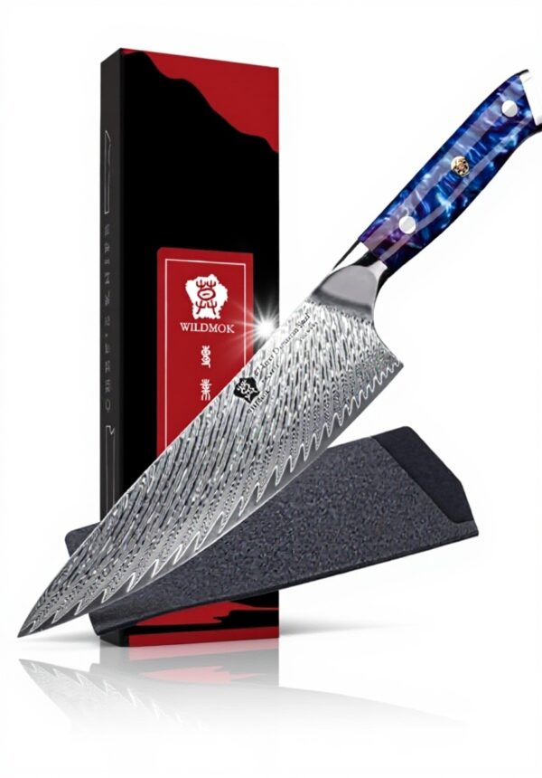 Coltello da Chef WILDMOK 20 cm Acciaio Damasco Affilato