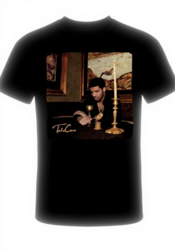 T-shirt Uomo Yrewer Drake Album Logo Cotone Lavabile